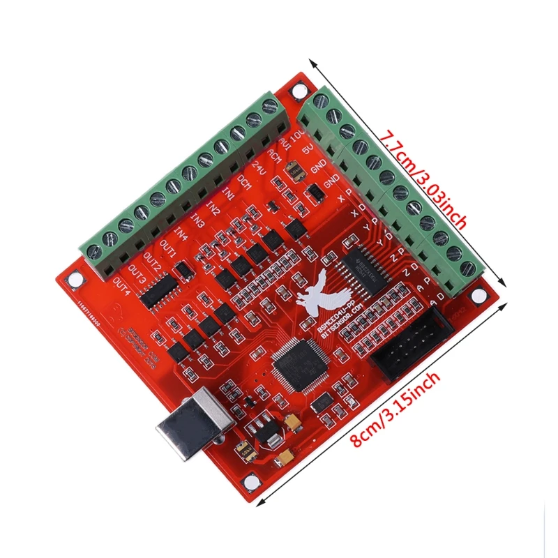 CNC USB MACH3 100Khz Breakout Board 4 Axis Interface Driver Motion Controller L29K