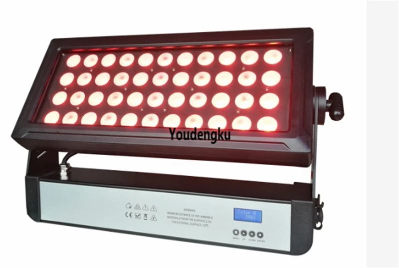 4 pieces 44x10w rgbw 4in1 outdoor led wall washer stage washing ip65 led city color waterproof light