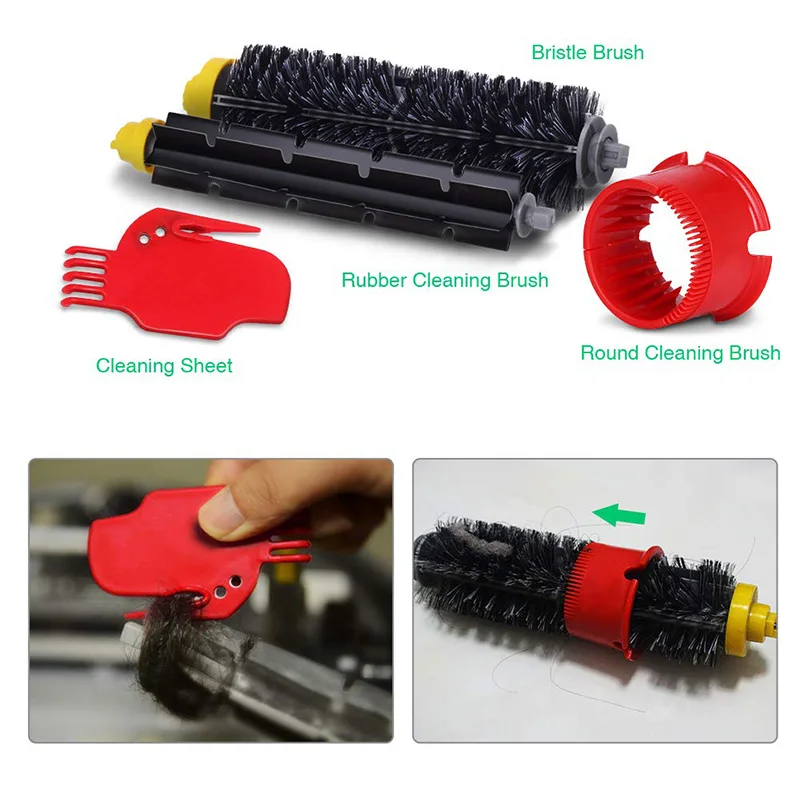 Side Brush 3 Armed Replacement For iRobot Roomba 500 600 Series 550 595 610 620 630 650 670 680 690 Robot Vacuum Cleaner Parts