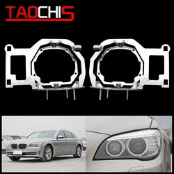 Taochis CarStyling Frame Adapter Module DIY Bracket Holder for BMW 7 F01 Series 2013-2015 Hella3 5 Projector Lens Retrofit Frame