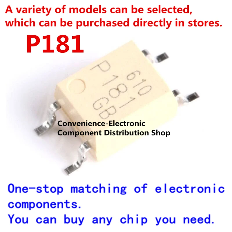 Aislador óptico/transistor IC P181, TLP181, TLP181GB, SOP-4 SOIC-4, 10 unids/pack