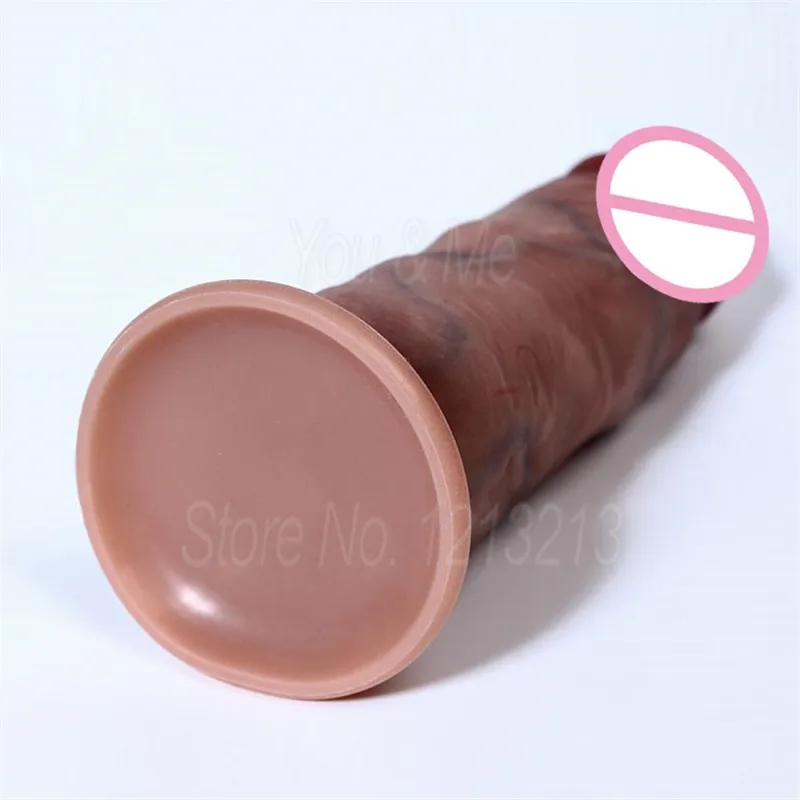 Super Large Lifelike Sliding Foreskin Dildos Huge Suction Cup Realistic Dildo Big Dick Cock Penis Fake Lesbian Adult Erotic Toys