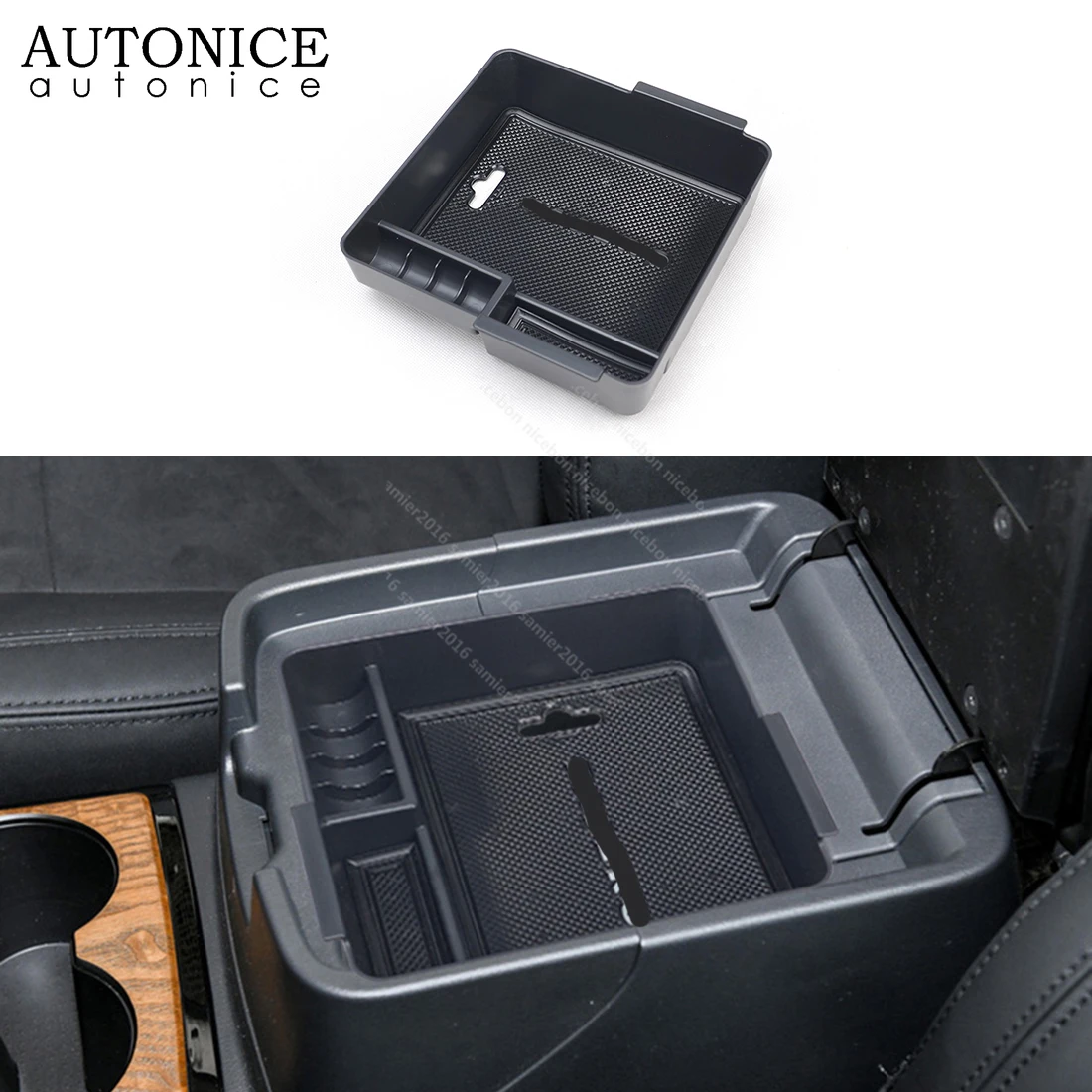 Storage Box Cover Trim for Mitsubishi Pajero V93/V97 2007 2008 2009 2010 2011 2012 2013 2014 2015 2016 2017 2018 2020