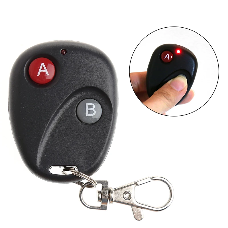 D0AC A&B Key DC12V Gate RF Wireless Remote Control Garage Door Transmitter 433MHz