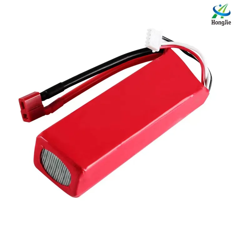 مصنع دبوس 11.1 فولت 2700 مللي أمبير بطارية ليثيوم دولاب الموازنة FT012 قارب التحكم عن بعد قارب سريع قدرة عالية 30 ج 3 ثانية بطارية
