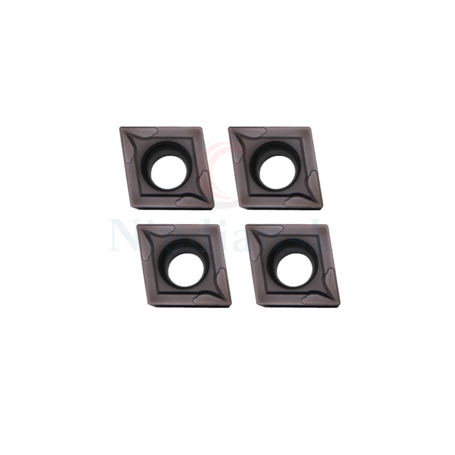 10 pces ccmt120404 lf6018 ccmt120408 lf6018 cnc torno ferramenta de metal carboneto de tungstênio inserção ferramenta de torneamento externo, para aço inoxidável
