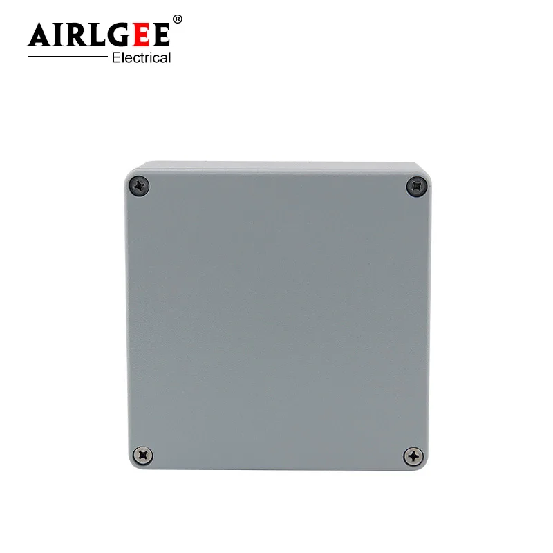 160 * 160 * 70mm waterproof square industrial control junction box aluminum die-casting outdoor telecommunications chassis