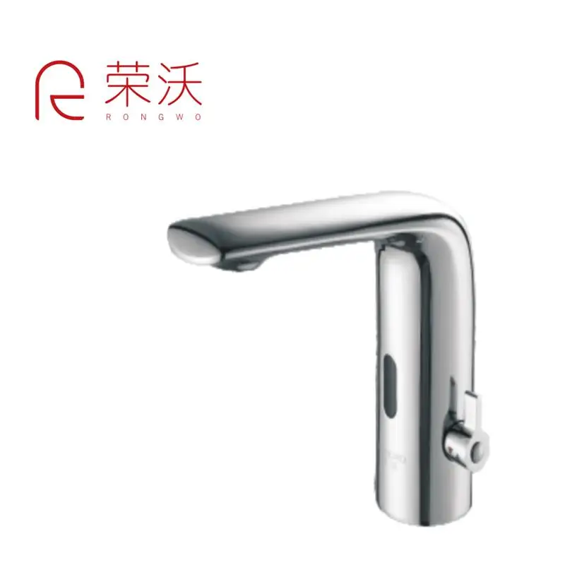 smart faucet touchless tap shipping free brass material polished mixer water cold and hot ac and dc battery power supply