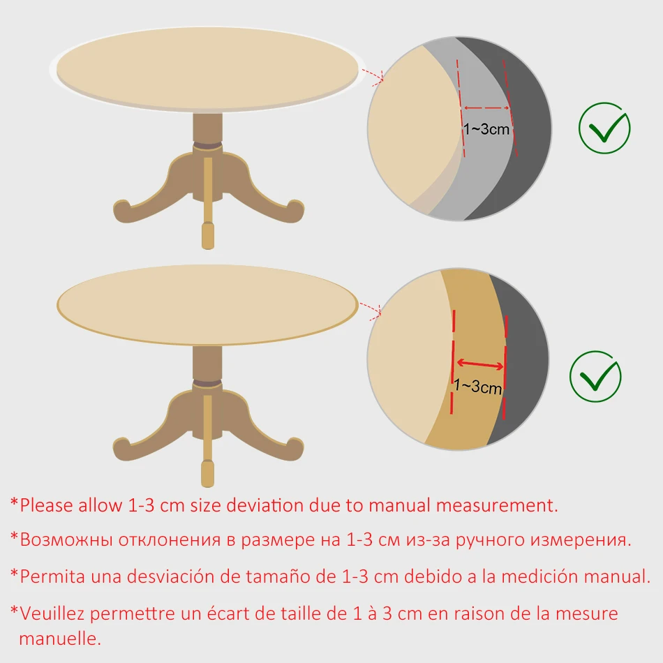 Tablecloth Transparent Round Soft Glass Plastic PVC Waterproof Oilcloth Living Room Kitchen Table Cloth Cover Mat Home Decor