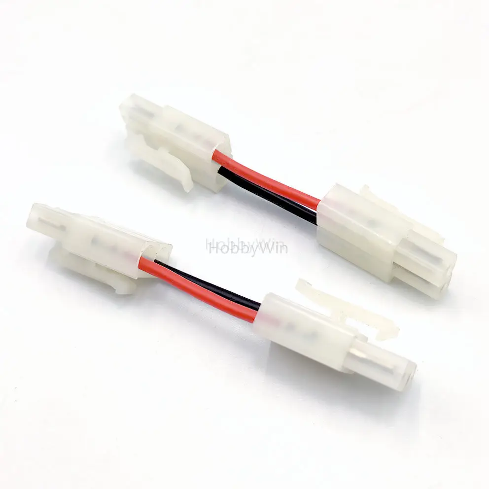 Big Tamiya 2P male TO male plug convertor Positive To Square hole RC Model connector cable