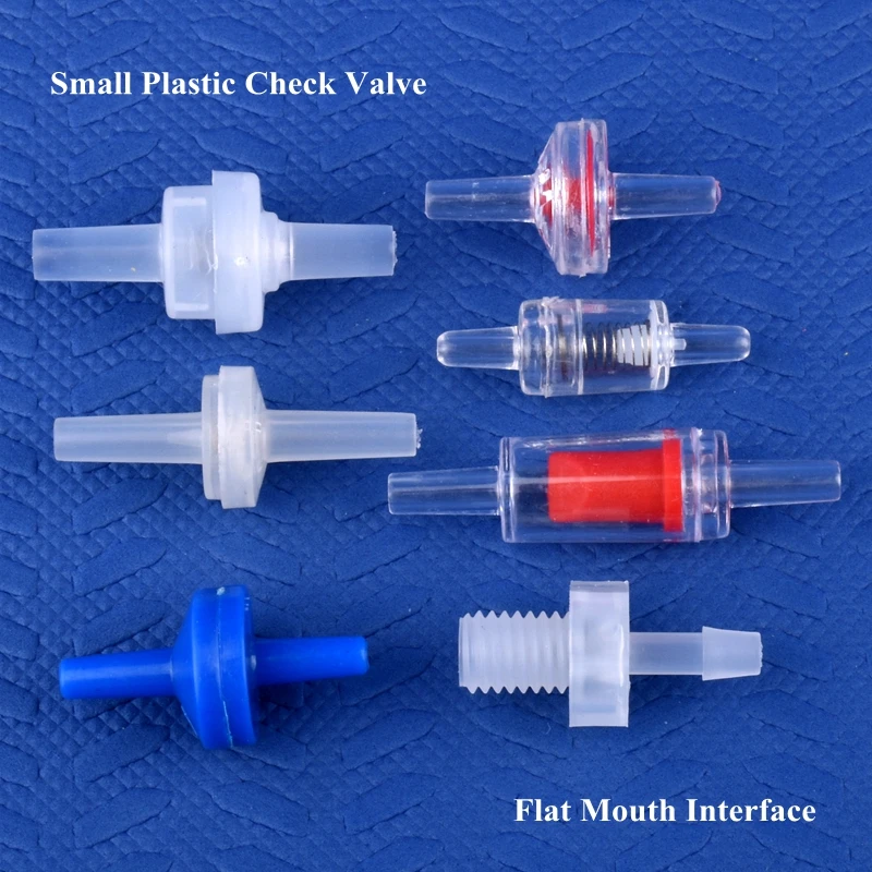 미니 플라스틱 플랫 인터페이스 체크 밸브, 급수 관개 호스, 역류 방지 밸브, 수족관 탱크, 공기 펌프, 단방향 밸브, 5 ~ 200 개