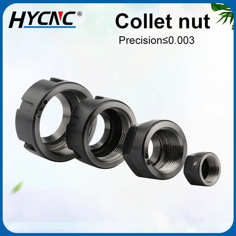 1 CNC dynamic balance nut chuck chuck spindle accessories high speed ER11 ER16 ER20 ER25 ER32 clamping hexagon nut