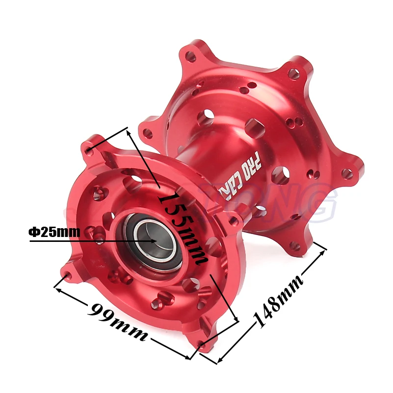 Motorcycle CNC Front And Rear Wheel Hub For HONDA CR 125 250 CRF250R CRF450R CRF450X CRF250X CRF 250 450 R X 00 01-14