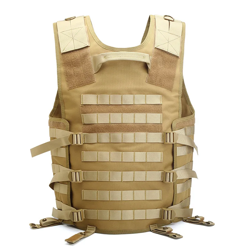 Tactical Vest Molle Assault Plate Carrier Airsoft Vest Adjustable Lightweight Mesh Vest Paintball CS Hunting Gear