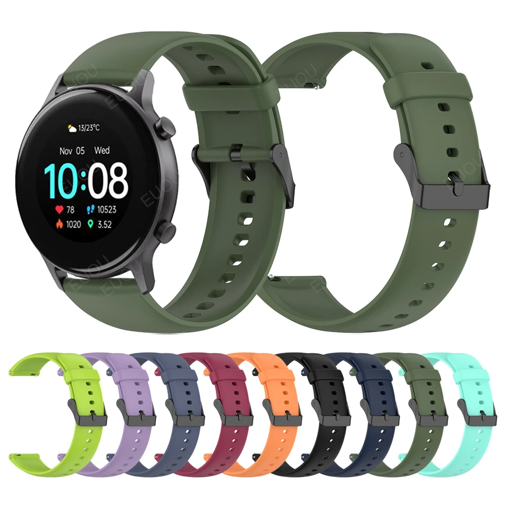 Silicone Strap For Umidigi Uwatch 3S 2S/Urun S Uwatch2 Smartwatch Watchband sports band bracelet wristbelt replace accessories