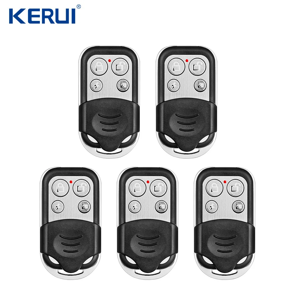 5pcs KERUI  RC528 Metal Portable Remote Control Alarm Accessories Controller  For Home Security Alarm System wifi alarm