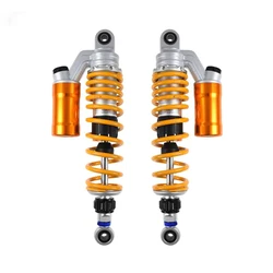 2pcs Motorcycle Universal 310mm 330mm 350mm Rear Air Shock Absorbers Suspension For Honda Yamaha Kawasaki Suzuki Ducati ATV