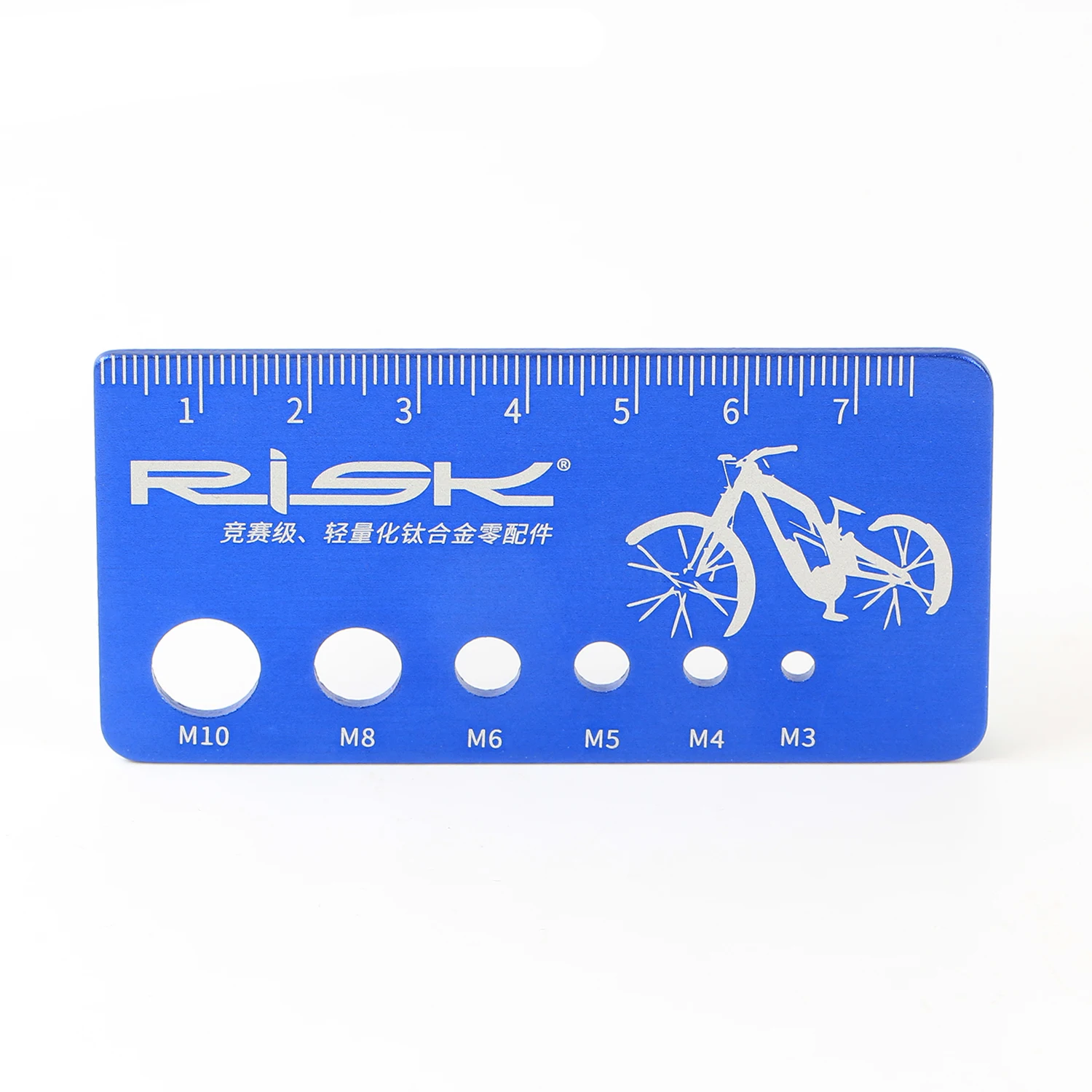 AliExpress NONE RISK MTB Road Bike Bicycle Screw Bolt Nut Thread Measuring Ruler Gauge Size Checker Tool Car for Metric Bolts Screws
