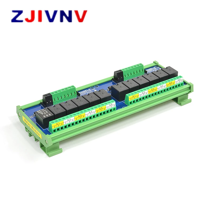 12 Channels 5V Optocoupler Isolation Relay Module Supply Voltage DC 5V Trigger Signal DC 3.3V 5V 12V 24V BMZ12R1-E