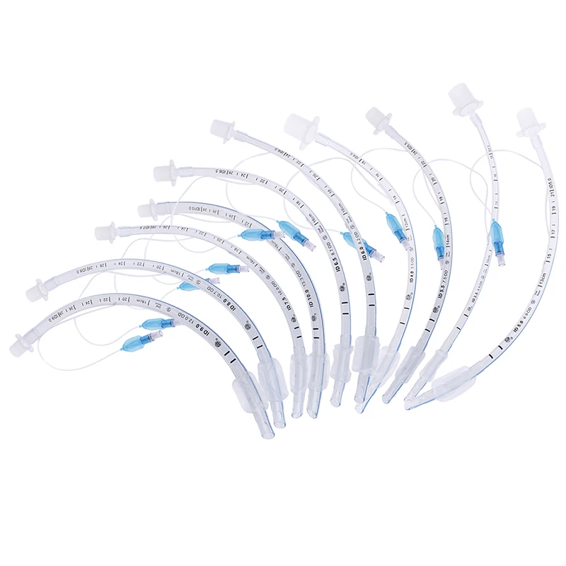 1Pcs Disposable Heat Sensitive PVC Cuff Endotracheal Intubation Endotracheal Tube For Artificial Airway Establishment