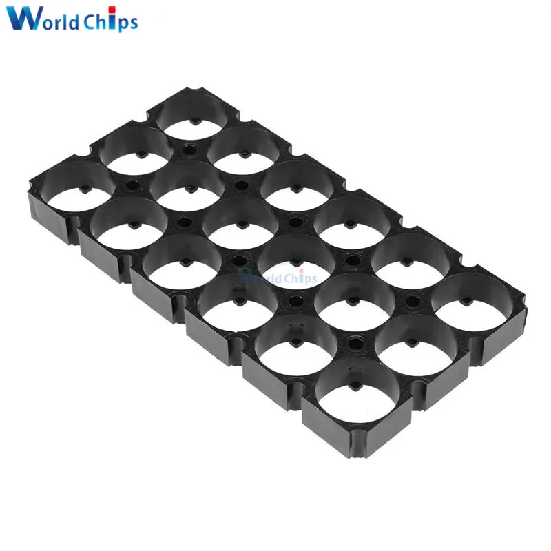 2pcs 2 3 15 18 20 Cell 18650 Battery Case Holder Lithium Bracket ABS 1x2 1x3 3x5 3x6 4x5 18650 Holder for Battery Pack Charging