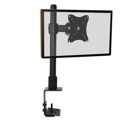 HILLPORT Fully Adjustable Single Arm LCD LED Soport Monitor Stand Desk Mount PC Bracket for 14
