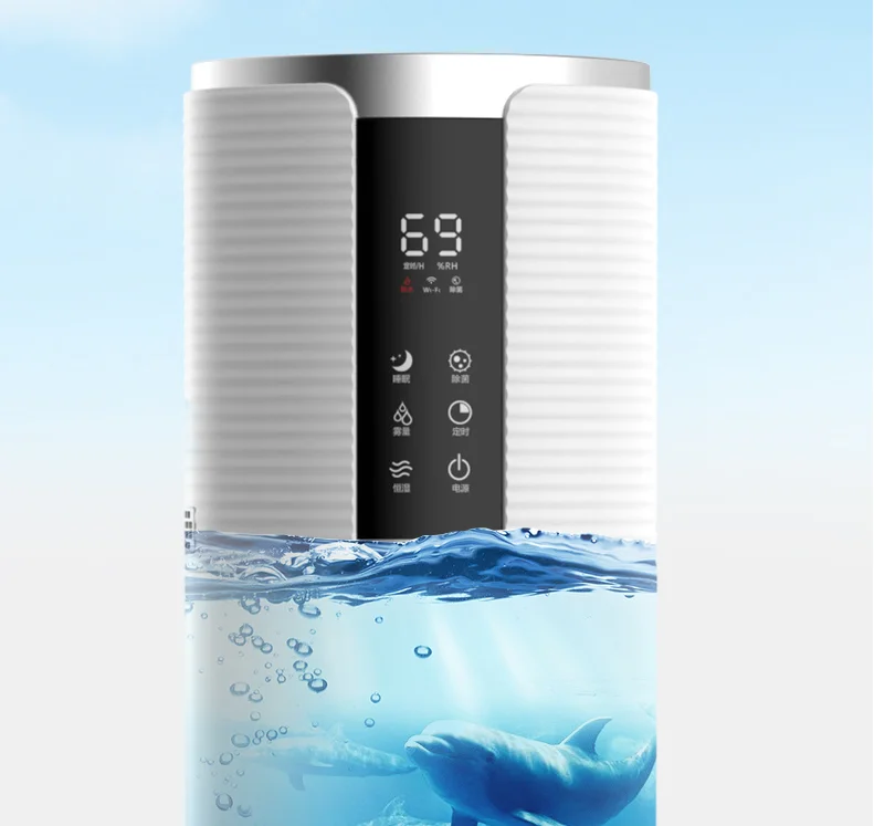 220V Điện Gia Đình Siêu Âm Thanh Máy Tạo Độ Ẩm Không Khí 8L Top Thêm Nước Xông Tinh Dầu Phun Sương Tạo Thông Minh Phun Sương Tạo Ẩm Hình Ếch Con Máy Phun Sương