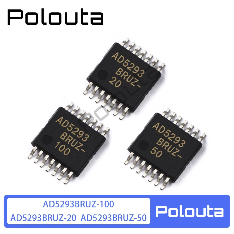 1 Pcs AD5293BRUZ-100/20/50 TSSOP14 IC Low Dropout Reference Voltage Source Electic Acoustic Components Kits Arduino Nano Polouta