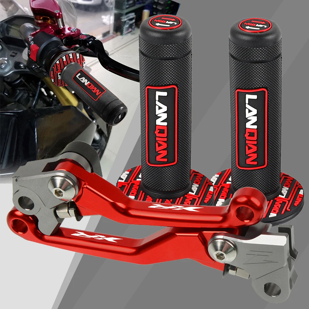 Dla Honda XR230 XR250 XR400 akcesoria do motocykli dźwignie hamulcowe i uchwyty uchwytów XR 230 250 400 MOTARD 2005-2012 1995-07