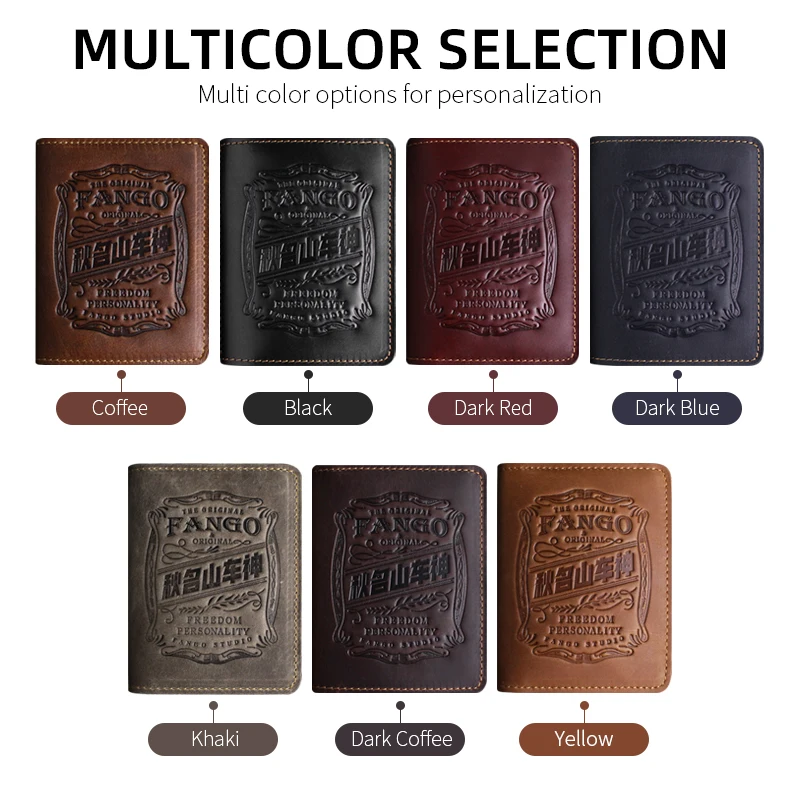 Genuine Leather cover for car documents Handmade Passport cover Credit Card Holder Case Driver License Holder Slots wallet