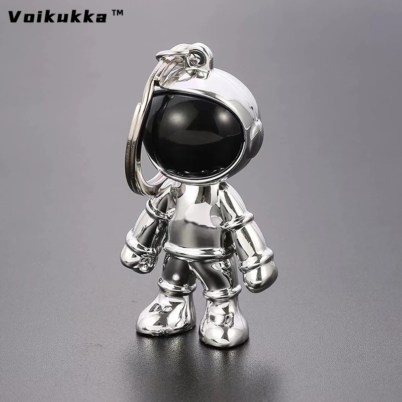 Voikukka Jewelry Hot Sale 3D Space Robot Astronaut Keychain Car Keyring Alloy Bag Pendant Gift For Man Women Friend