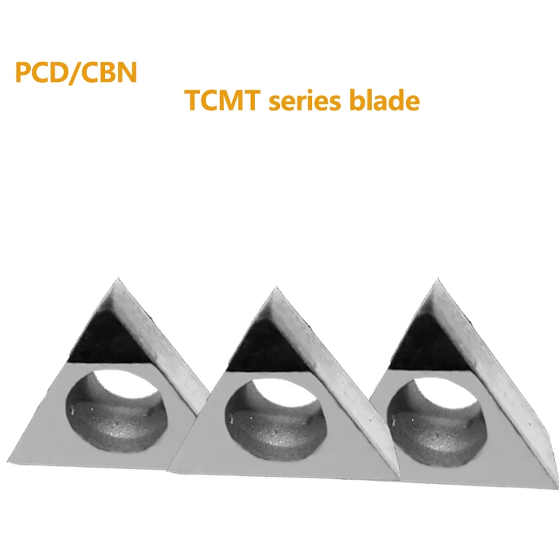 1PC TCMT080204 TCMT110204 TCMT16T304  PCD CBN CNC lathe Diamond insert TCMT High Hardness Cutter Blade for CNC Machine Tool