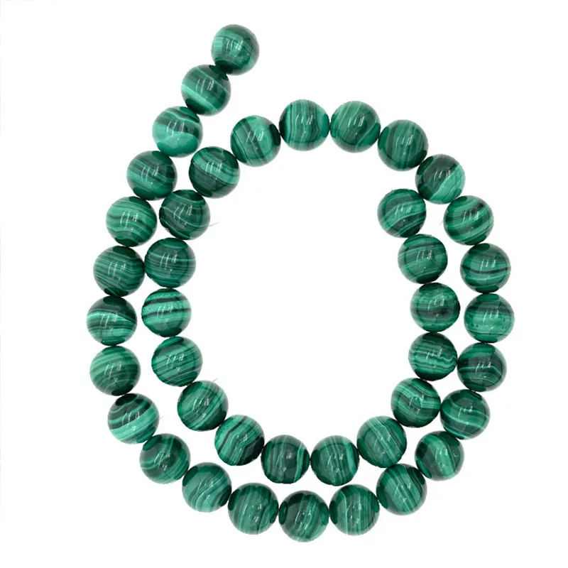 Natürliche AAAA Malachit Runde Steine 6mm8mm10mm Edelstein Lose Perlen für Schmuck Handgemachte Diy Armband – Detail 6