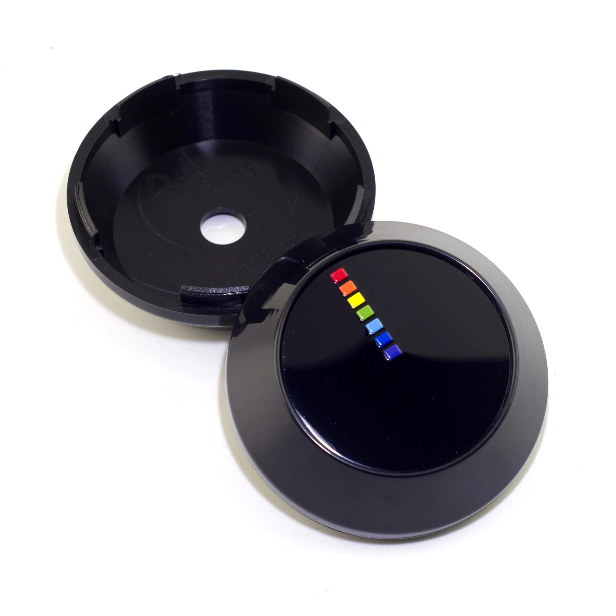 4pcs 65mm 60mm Car Wheel Center Caps Hub Rainbow For Rims  Fit For  Work Emotion XT7 Rays TE37 CE28N  TSW wheels Accessories