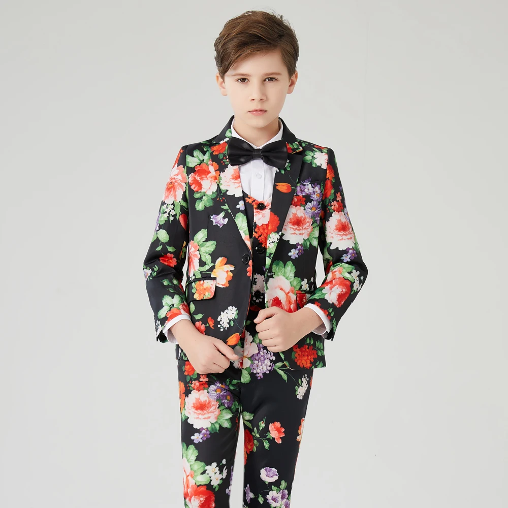 

Boys suits for weddings Kids Prom tuexdo Formal Suit Children's Day Chorus Show Birthday Dress Girls Piano Ceremony Costume