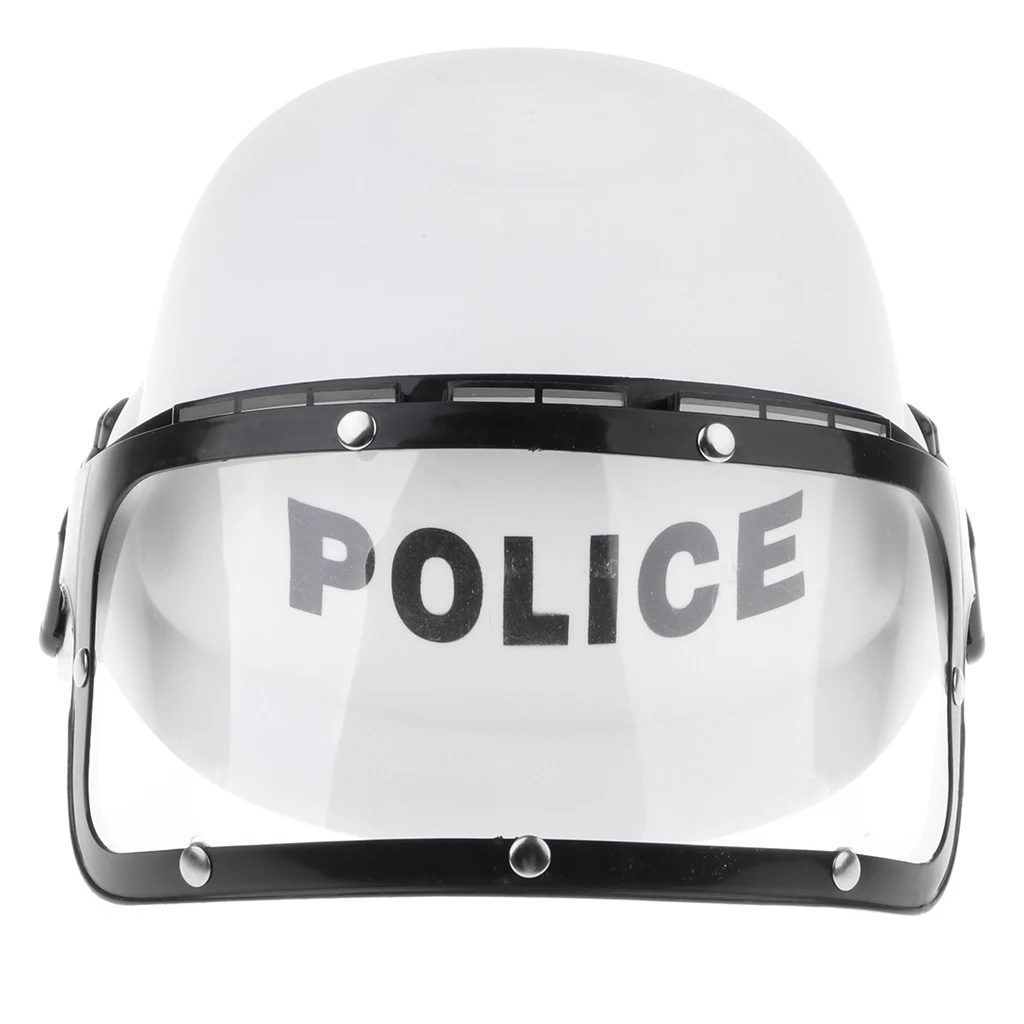 Ufficiale di polizia Casco con Movable Visiera per I Bambini I Bambini Costumi di Halloween, Costumi in Maschera