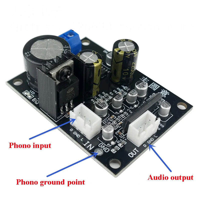 MM MC Phono Vinyl Record Player Turntable Phonograph Preamplifier Preamp Power Amplifier Board