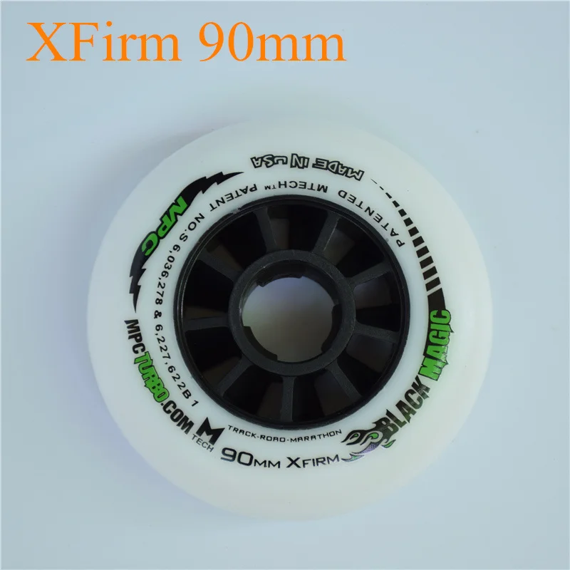 XXFirm 110mm XFirm 100mm firm 90mm inline speed skates wheel for indoor track outdoor racing black magic for MPC for CITYRUN