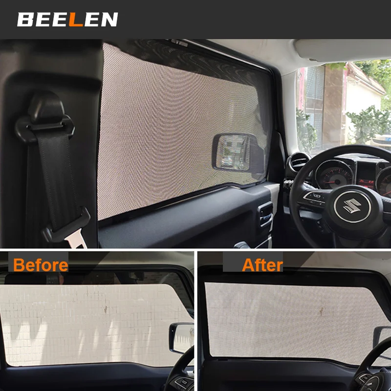 For Suzuki Jimny JB64 JB74 2019 2020 modified interior anti-sai anti-insect net privacy net gauze curtain auto parts Accessories