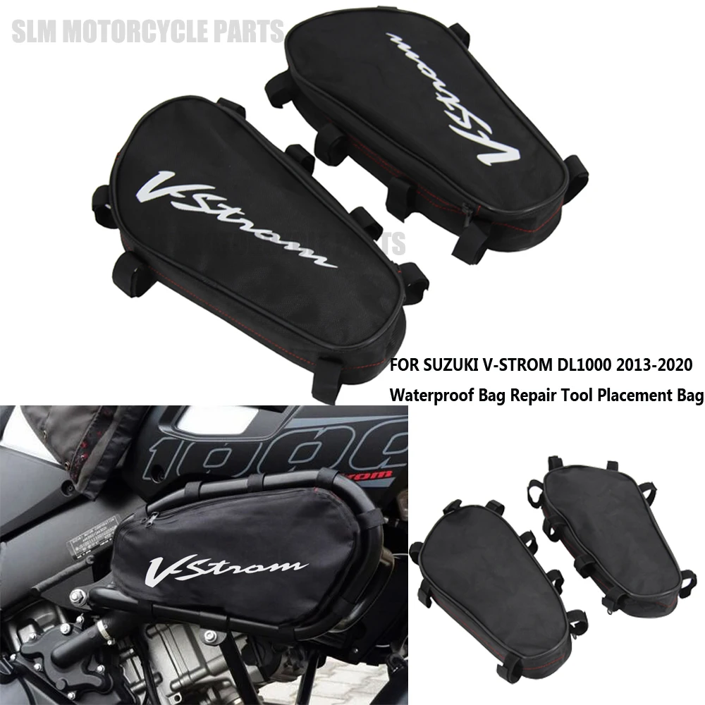 フレームクラッシュバー防水バッグ修復ツールの配置バッグスズキV-STROM DL1000 dl 1000 2021以降オートバイアクセサリー