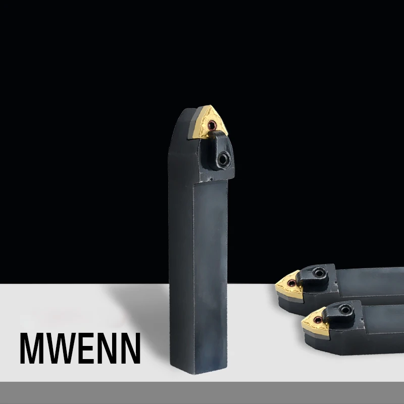 Mwenn20k08 mwenn2525m08外部ターニングツールホルダー旋盤カッターアーバーツールホルダーwnmg 080404用超硬インサート1個
