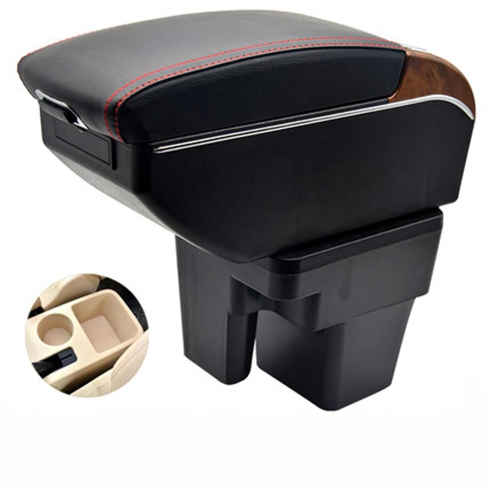 

For Chery Fulwin 2 Armrest Box Elbow Rest Center Console Storage with Phone Charging USB Interface Cup Holder