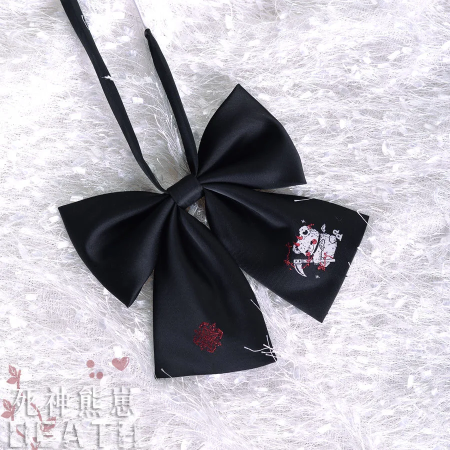 Corbata de uniforme de Anime Lolita JK para hombres y mujeres, corbata de cuello, accesorios de ropa, accesorios de Halloween, Cosplay Harajuku