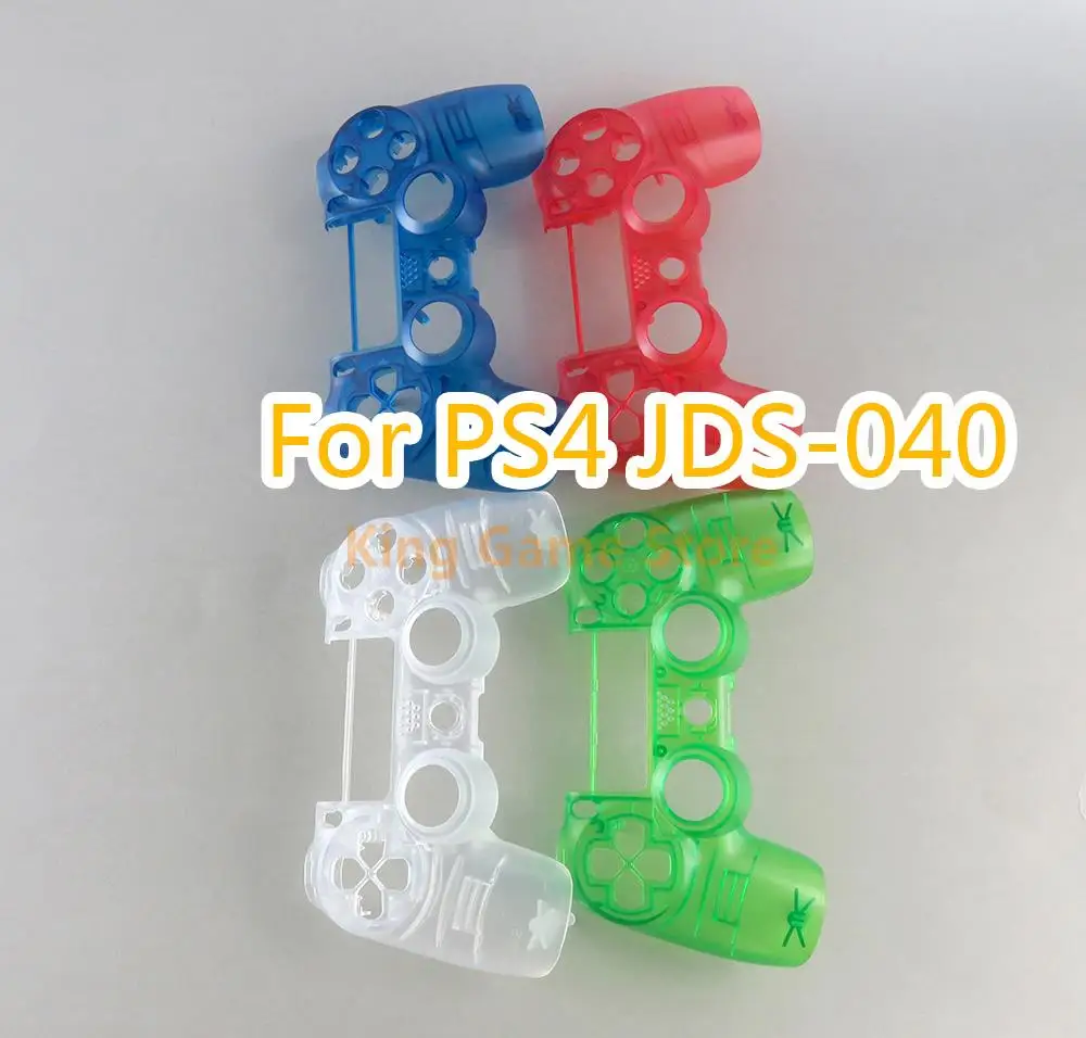 

50pcs/lot For Playstation4 PS4 Pro JDM 040 JDS 040 Transparent Front housing shell Case Clear faceplate upper shell cover case