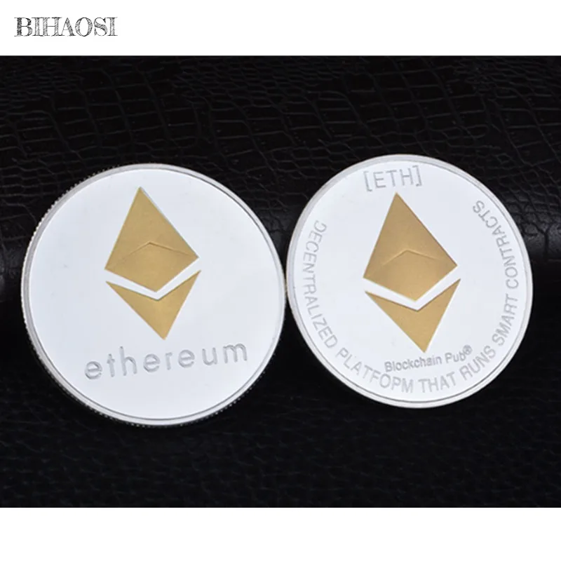 2021 Virtual Ethernet Two Color Relief Commemorative Coin Gold Coin Gift Commemorative Medallion Gift Collection Wholesale