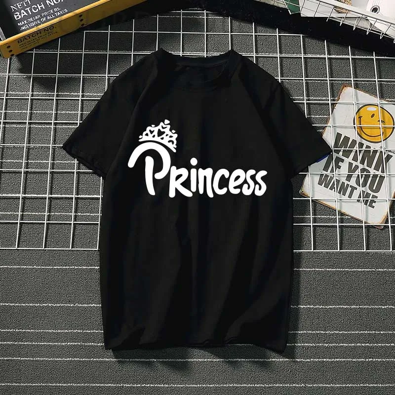 Harajuku PRINCESS letter Printed Casual T Shirt Short Sleeve t shirt women clothes 2020 kawaii tshirt women tops tee shirt femme