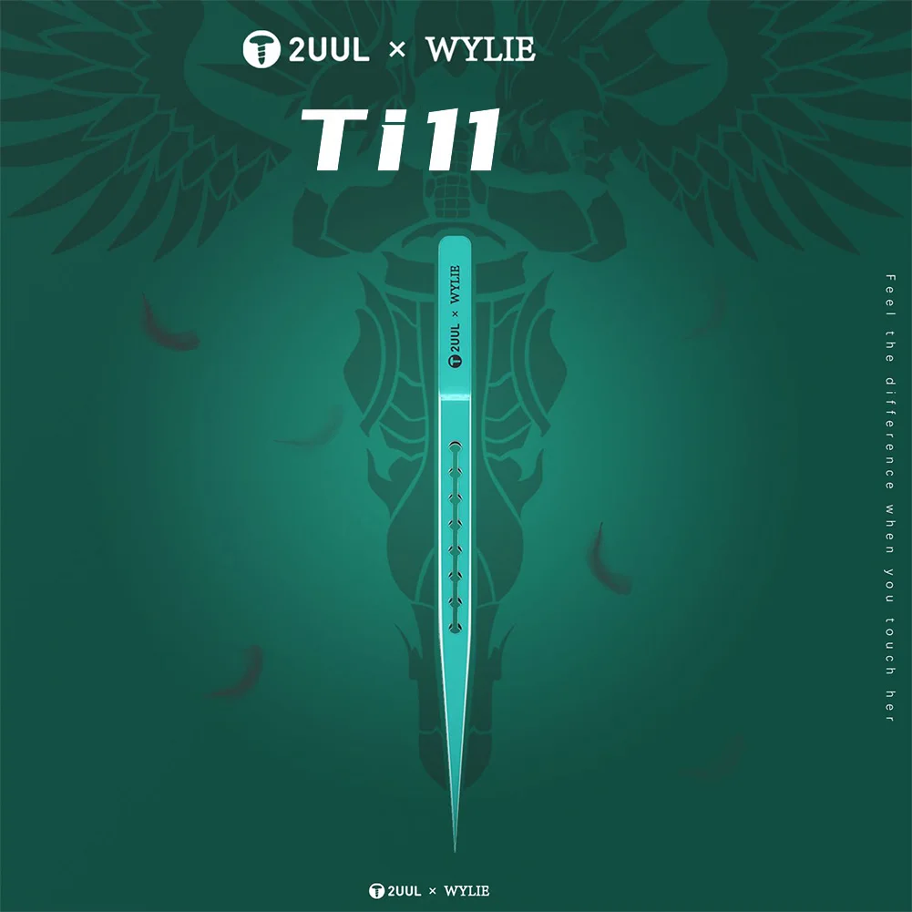 

Ручной Пинцет Feather Ti11 2UUL x WYLIE, сверхлегкий титановый, со специальным наконечником, для ремонта iPhone