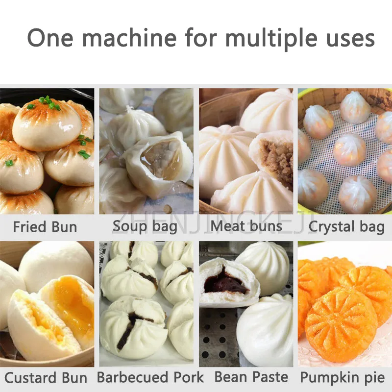 Fresh Crab Steamed Stuffed Bun Machine 220V/380V Vertical Stainless Steel Commercial Fully Automatic Restaurant Equipment 3000W
