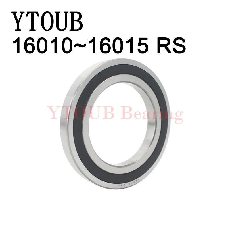 YTOUB Chrome Steel bearing 16010 16011 16012 16013 16014 16015 RS 2RS Thin Section Deep Groove Ball Bearing