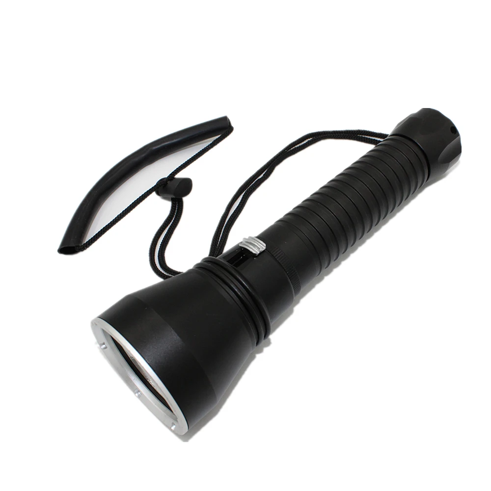 XHP70.2 LED Diving Flashlight Yellow Light XHP70 DiveTorch Waterproof Spearfishing Lamp Underwater Hunting Lanterna